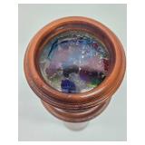 Larger Vintage Wood & Brass Kaleidoscope