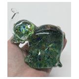 Vintage Murano Glass Elephant Paperweight