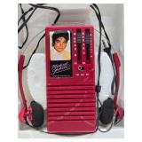 Vintage Michael Jackson AM/FM Portable Radio w/Original Box