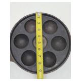 Vintage GRISWOLD No. 962 Cast Iron Aebleskiver Pan