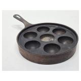 Vintage GRISWOLD No. 962 Cast Iron Aebleskiver Pan