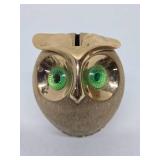 Signed Vintage Mid Century NAPIER Owl Coin Bank