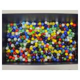 Large Jar Full of Vintage Marbles