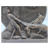 Vintage Disney Winnie the Pooh Cast Metal Single Bookend