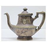 Antique Nickel Silver Coffee Pot