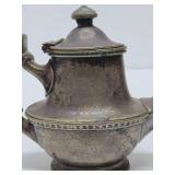 Antique Nickel Silver Coffee Pot