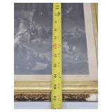 Early to Mid 19th Century Framed Lithograph - "Belshazzar