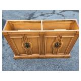 Nice Vintage Marble Top Thin Hall Cabinet Table