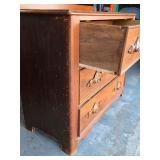 Antique Dovetailed 3-Drawer Dresser