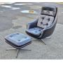Nice Original Mid Century OVERMAN Lounge Chair w/Ottoman