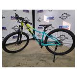 Trek Marlin Mountain Bike - Small Aluminum Frame, 3x7 Shimano, Disc Brakes, Turquoise-Lime