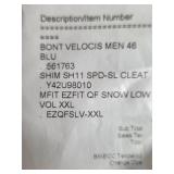 BONT Velocis Men 46 Blue SPD-SL Road Cycling Shoes
