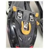 Bontrager inForm Road Cycling Shoes - Black/Gray with Red Accents, 3-Strap Velcro & Ratchet Closure