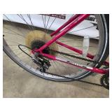 Roland Mountain Series Pink Bicycle - Step-Through Frame, Water Bottle Cage