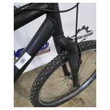 Black Mountain Bike - Front Suspension, Triple Chainring, Kickstand
