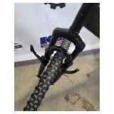 Black Mountain Bike - Front Suspension, Triple Chainring, Kickstand