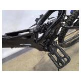 Black Mountain Bike - Front Suspension, Triple Chainring, Kickstand