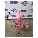 My 1st Flyer Pink Toddler Tricycle with Push Handle