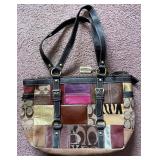 COACH Patchwork Leather Tote - Multi-Color Signature C Pattern