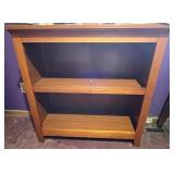 Bookcase - Oak Finish 3-Shelf - 32 in W x 33 in H