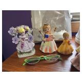 Barbie Wedding Day Collector Edition Figurine & Pastel Castle Baby Display - Assorted Vintage Figures