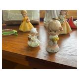 Barbie Wedding Day Collector Edition Figurine & Pastel Castle Baby Display - Assorted Vintage Figures