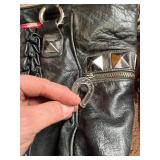 Studded Leather Handbag Set - Black & Red (Lot of 3)