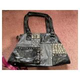 Franco Sarto Magenta Leather Handbag - Patchwork Tote - Wallet (Lot of 3)