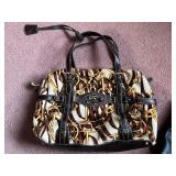 Gucci Handbag (authenticity unknown)- Horsebit Print Satchel & faux-Leather Tote (Lot of 2)
