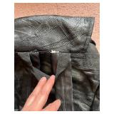 Black Leather Backpack & Messenger Bag Set