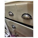 Beige Vintage Dresser with Cup Pulls - Approx 47in Wide