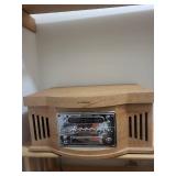 Sylvania Wood Compact Component System With Turntable & AM/FM Radio