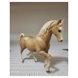 Plastic Horse Figurines - Black & Tan (Lot of 2)