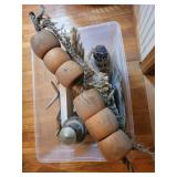 Nautical Coastal Decor Lot - Starfish, Shells, Coral, Driftwood, Lighthouse & Lantern