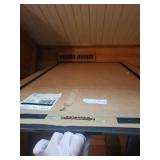 Red Poppy Bouquet in Vase - Framed Floral Wall Art with Gold Frame