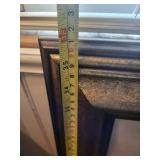 Red Poppy Bouquet in Vase - Framed Floral Wall Art with Gold Frame