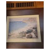 Nautical Framed Prints (Lot of 5) - Beach & Seaside Wall Art Set