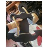 Nautical Decor Bundle: Wooden Anchor, Dark Anchor, Glass Sea Turtle, Green Sea Buoy & Seashells