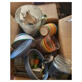 Coastal Lighthouse Decor - 2 Lighthouses & Nautical Shell Frames & Glassware