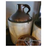 Cookie Jug Ceramic Jar - Merry Christmas 1990 Jar - Cream Tall Jar - Vintage Kitchen Decor Set