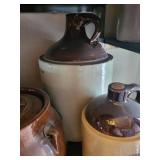 Delta Gamma Crest Jar & 3 Brown Jars & 3 Cube Candles (Lot of 7)