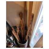 collection of wood Walking Canes