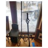 Vintage Wrought Iron Candlestick Holders - Scrollwork Candle Stands