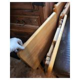 Wood Folding Nesting Tables - 4-Piece Set (Lot of 4)