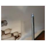 Arrows in Wicker Vase - Archery Arrow Display with Yellow Fletching