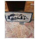 Arrows in Wicker Vase - Archery Arrow Display with Yellow Fletching