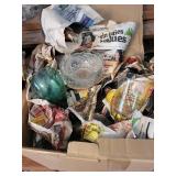 box of misc. Crystal Glassware Set