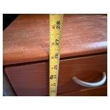 Mobile 3-Drawer File Cabinet on Casters - Wood Front