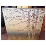 Birch Silhouette II by James Wiens - Framed Birch Tree Wall Art