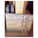 Birch Silhouette II by James Wiens - Framed Birch Tree Wall Art